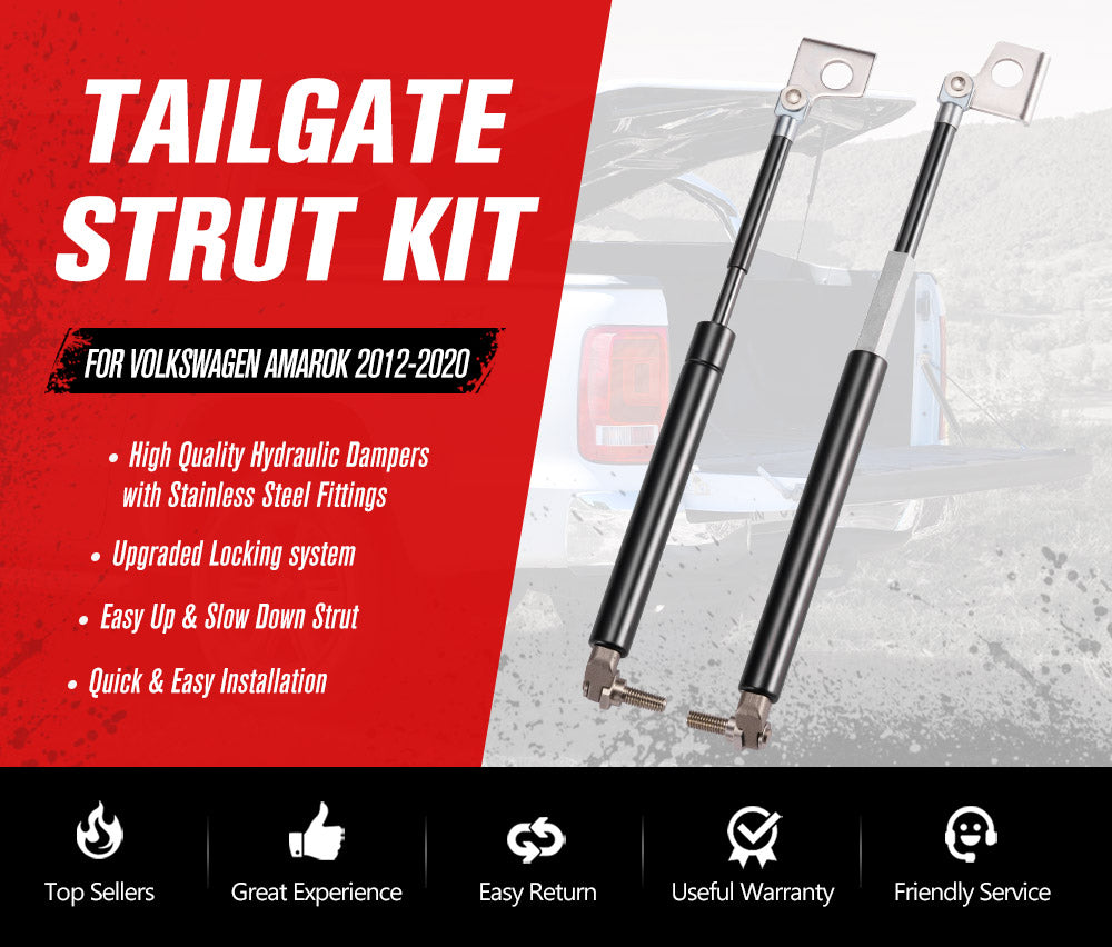 Easy Up & Slow Down Tailgate Strut Kit for Volkswagen Amarok 2012-2020 - Sunyee