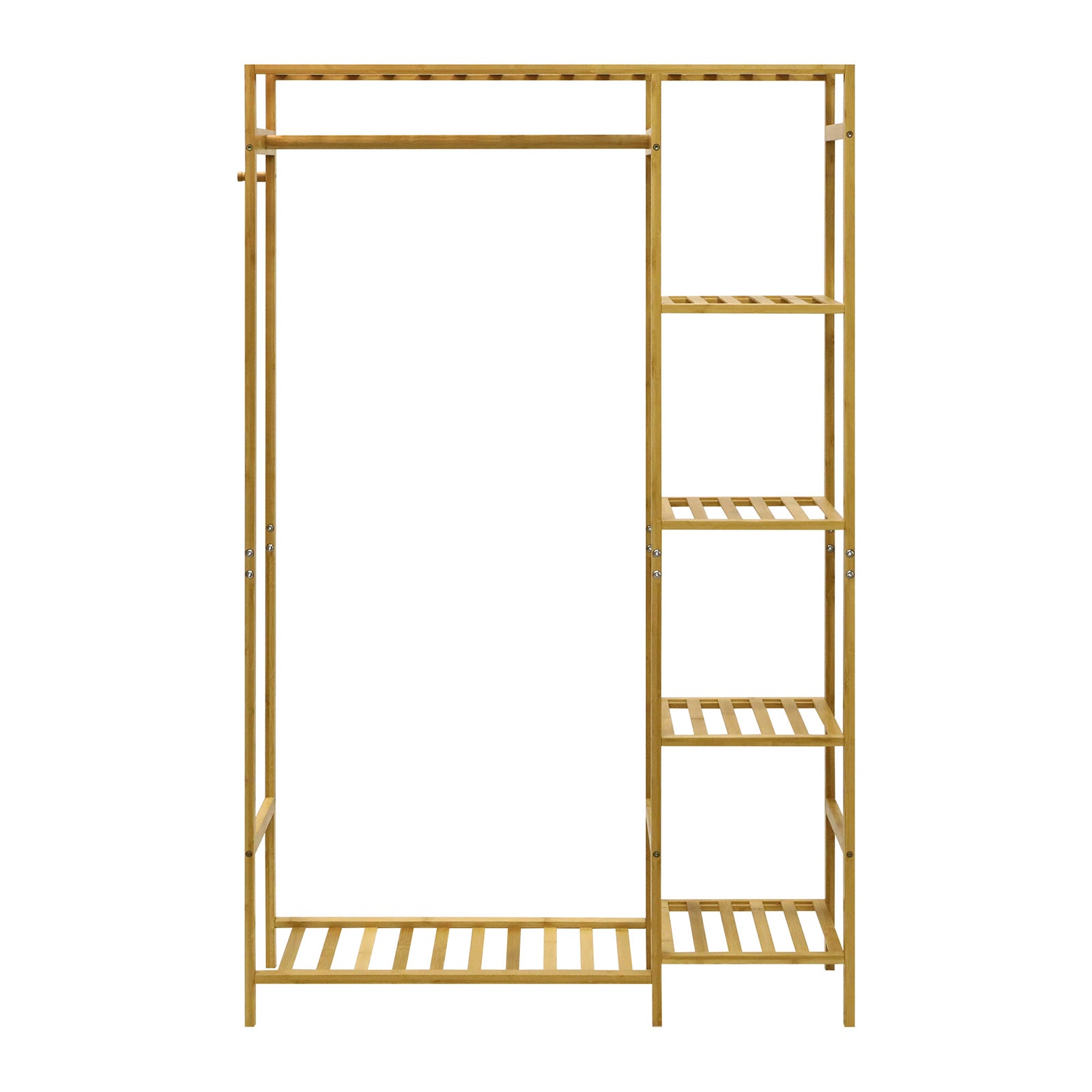 Oikiture Open Wardrobe Portable Rack Hanging Clothes Organizer Storage Shelves - Sunyee