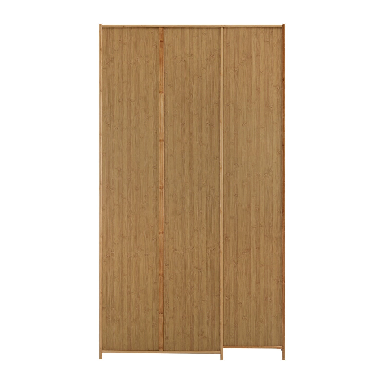 Oikiture Wardrobe Clothes Storage Cabinet Large Cupboard 3 Doors 6 Shelves