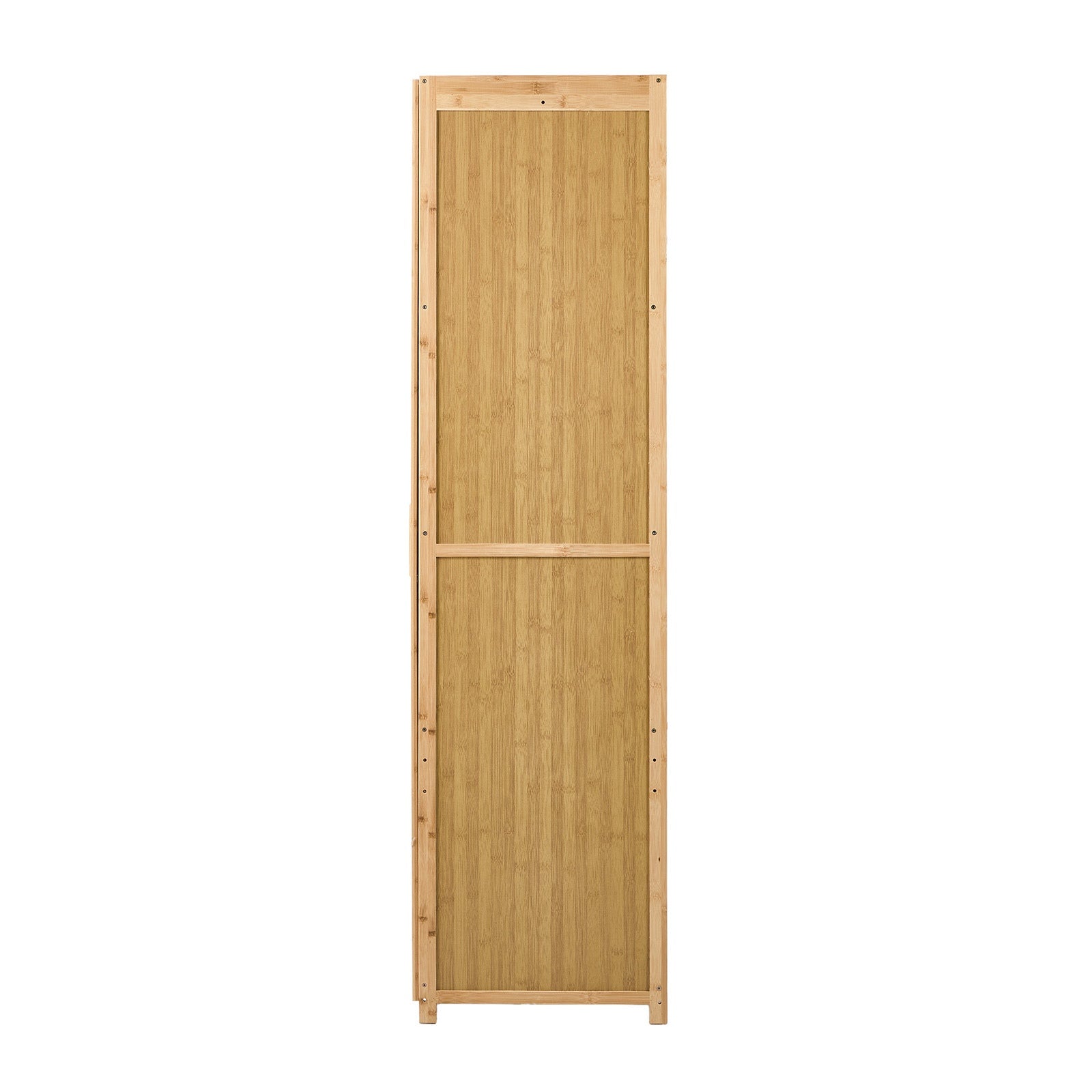 Oikiture Wardrobe Clothes Storage Cabinet Large Cupboard 4 Doors 10 Shelves