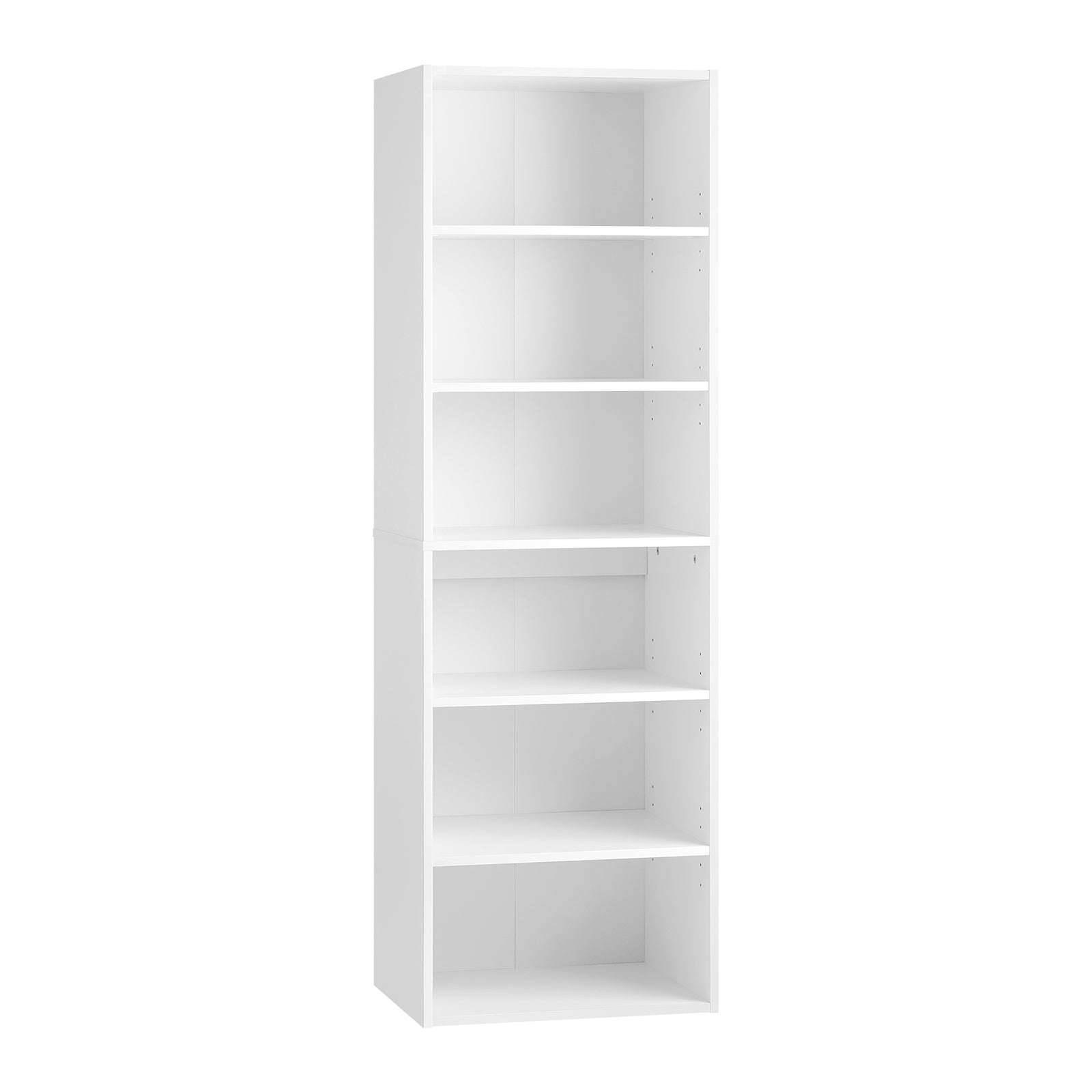 Oikiture Wardrobe Shelf Unit Clothes Storage Cabinet 6 Shelves Organiser Rack - Sunyee