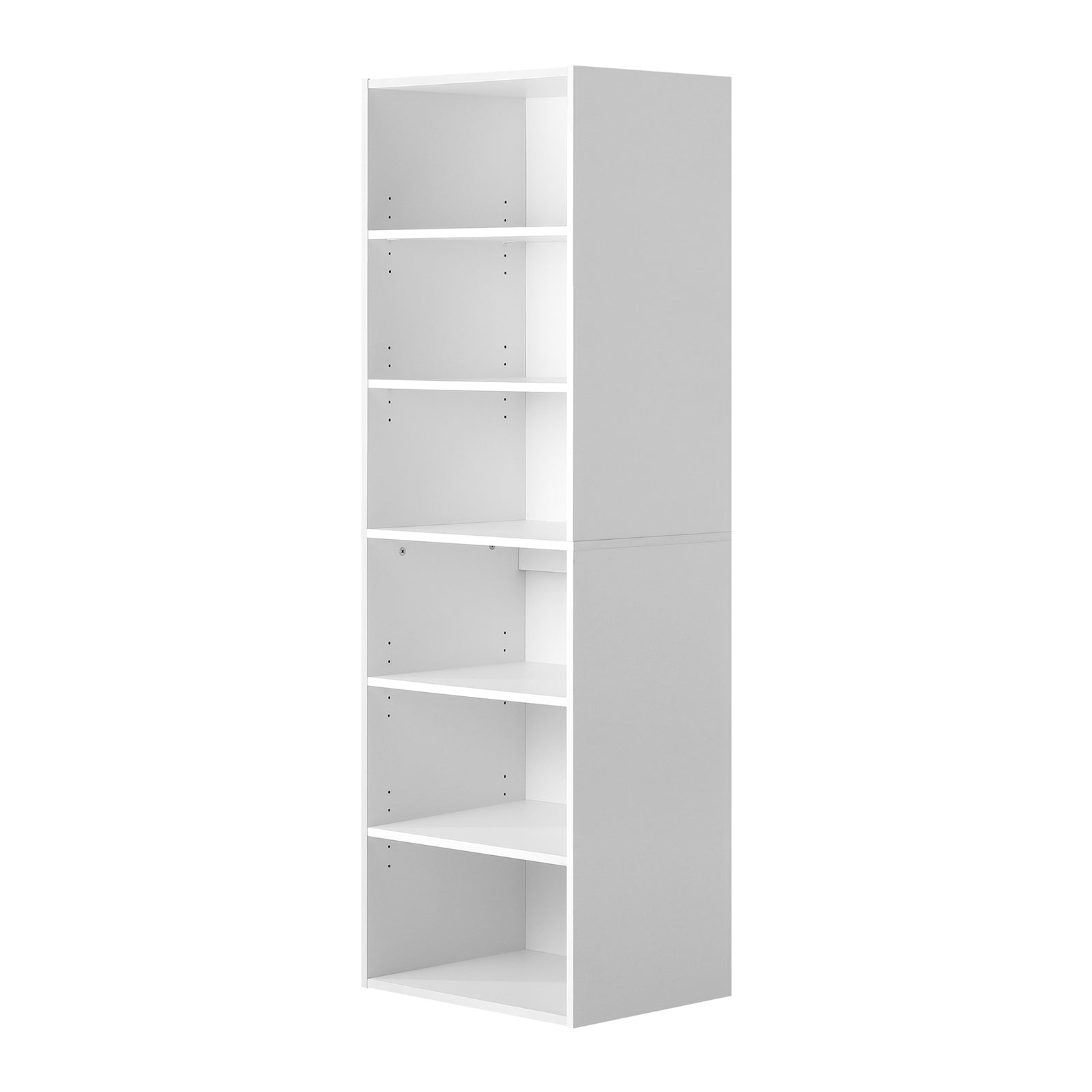 Oikiture Wardrobe Shelf Unit Clothes Storage Cabinet 6 Shelves Organiser Rack - Sunyee