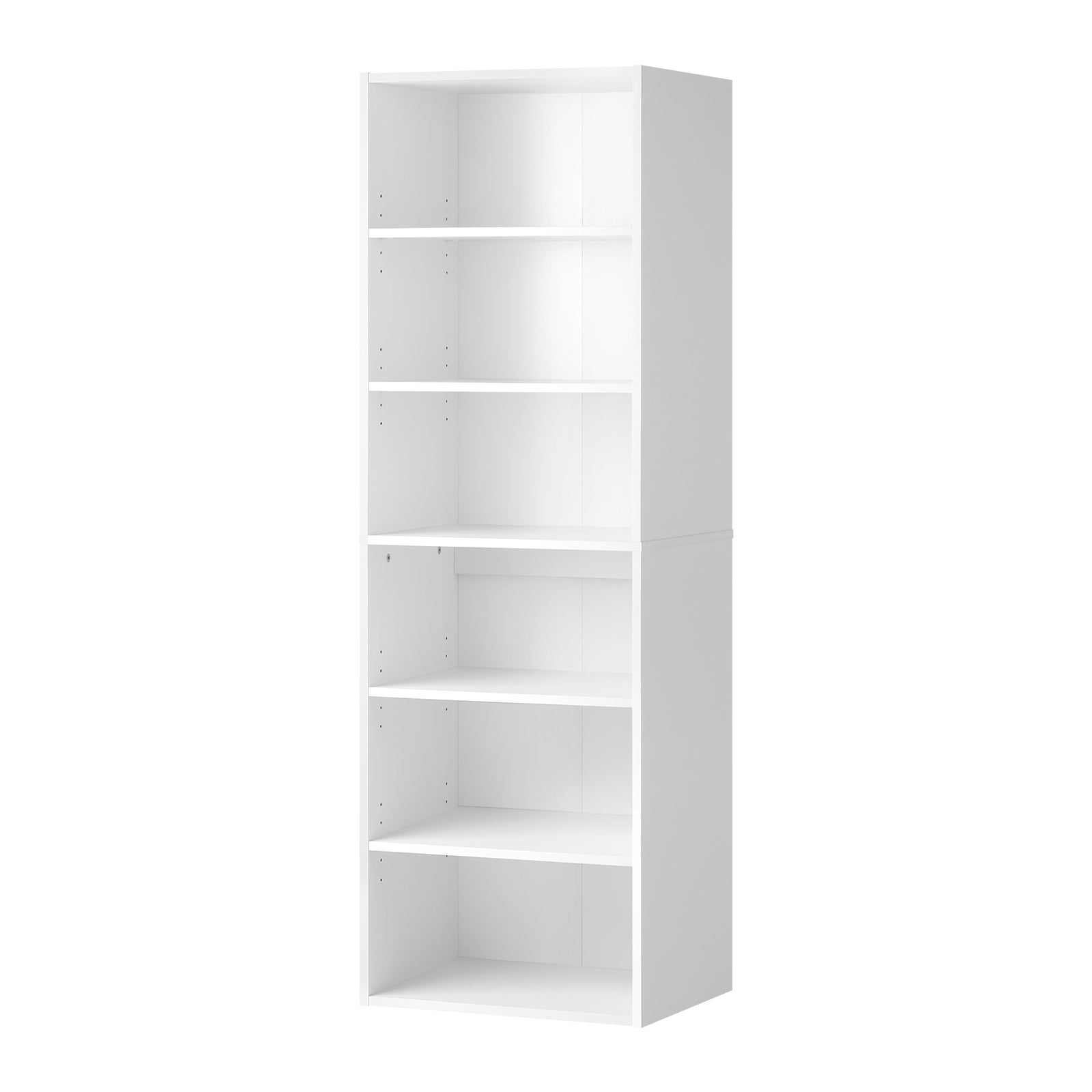 Oikiture Wardrobe Shelf Unit Clothes Storage Cabinet 6 Shelves Organiser Rack - Sunyee