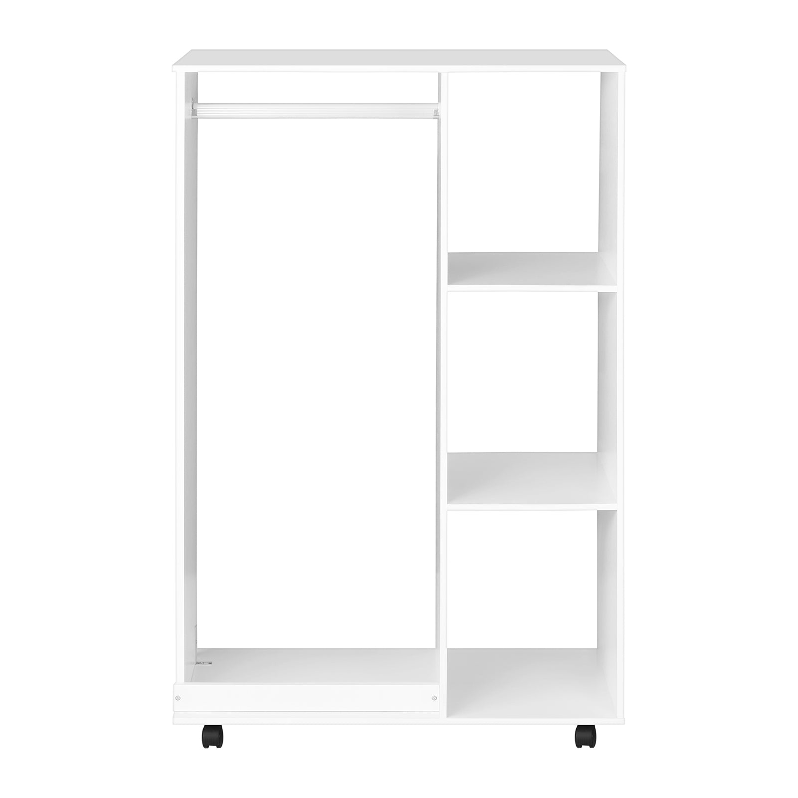 Oikiture Portable Wardrobe Storage Shelves Organizer Clothes Rack Hanging - Sunyee
