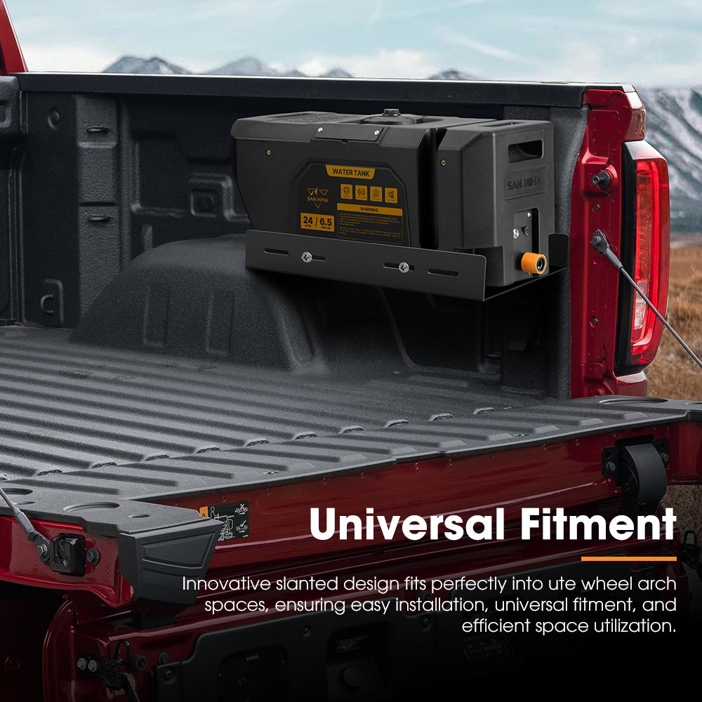 San Hima 24L Portable Water Tank Outdoor Camping Caravan Storage Container 4WD - Sunyee