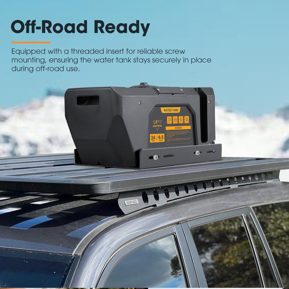 San Hima 24L Portable Water Tank Outdoor Camping Caravan Storage Container 4WD - Sunyee