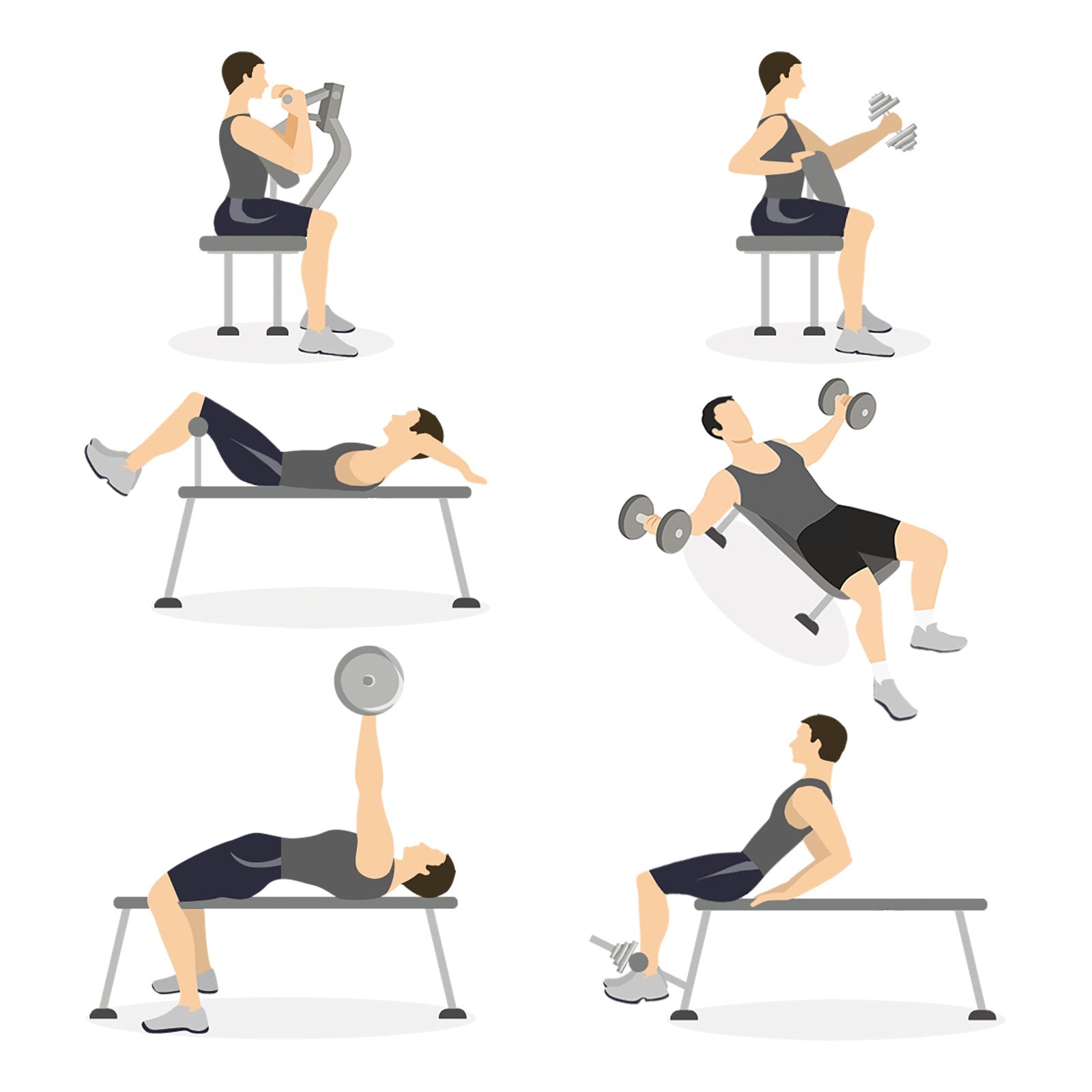 Finex Bench Press Weight Bench 10in1 Multi-Station Fitness Home Gym Equipment - Sunyee