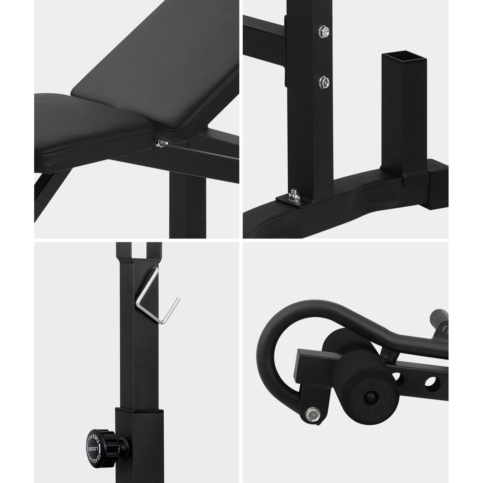 Finex Bench Press Weight Bench 10in1 Multi-Station Fitness Home Gym Equipment - Sunyee