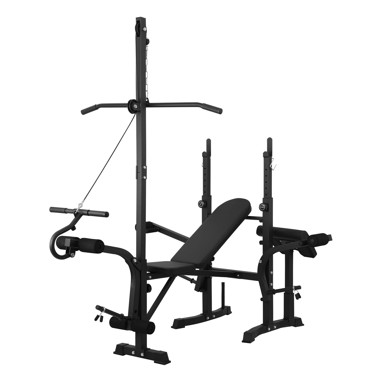 Finex Bench Press Weight Bench Multi-Station Fitness Gym Pulldown Equipment - Sunyee