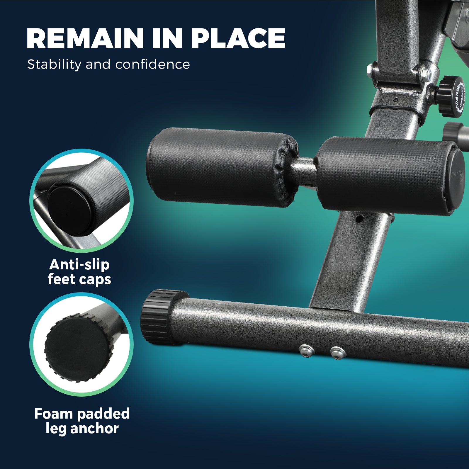 Finex Dumbbell Weight Bench FID Sit Up Bench Flat Incline Home Exercise Gym - Sunyee