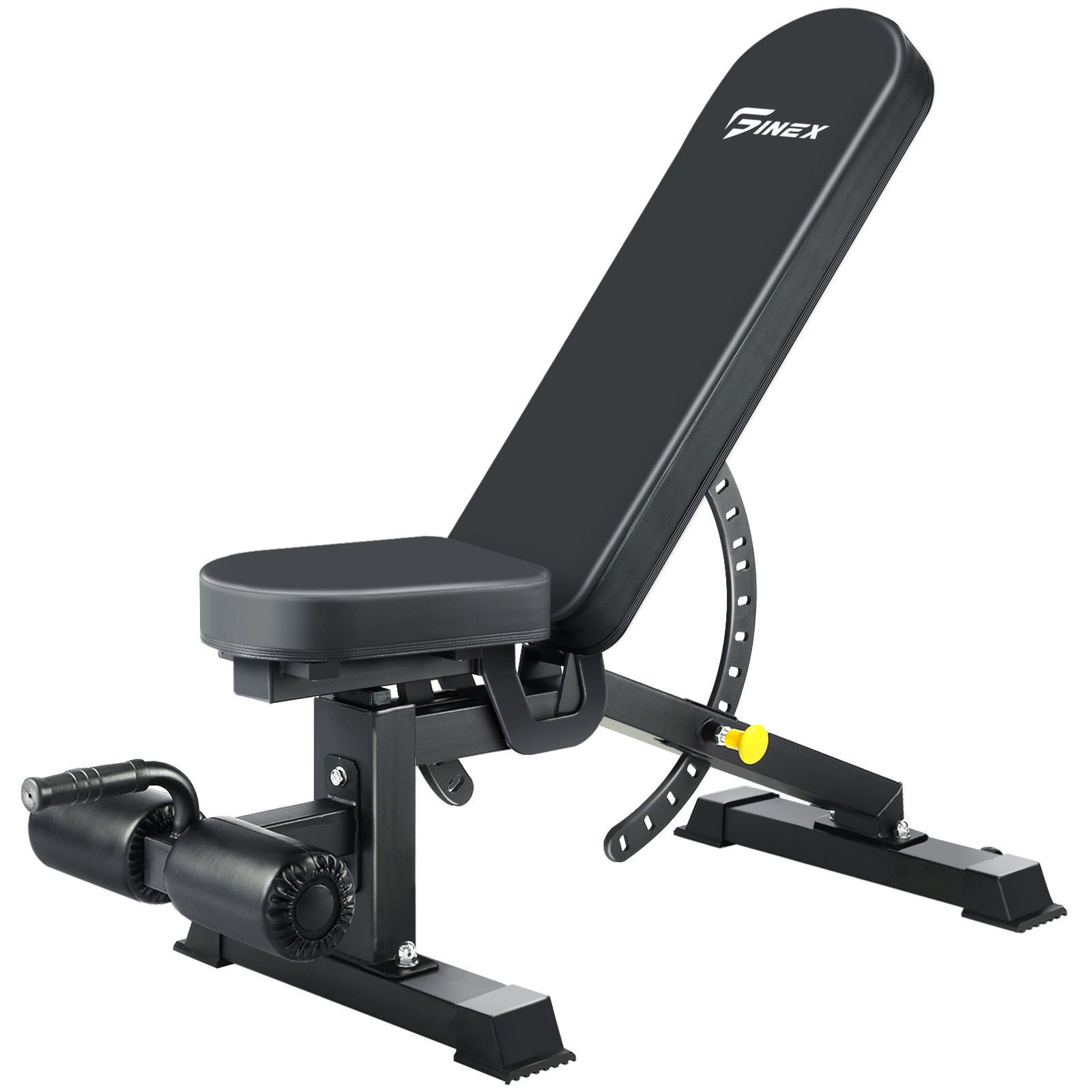 Finex Weight Bench Press Adjustable FID Bench Press Flat Incline Decline Bench - Sunyee