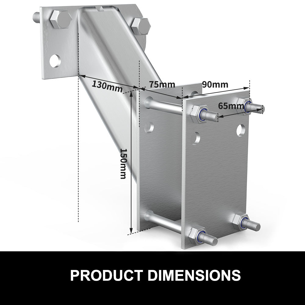 Mobi Spare Wheel Carrier Bracket Tyre Holder Trailer Caravan Boat & Pad Lock - Sunyee