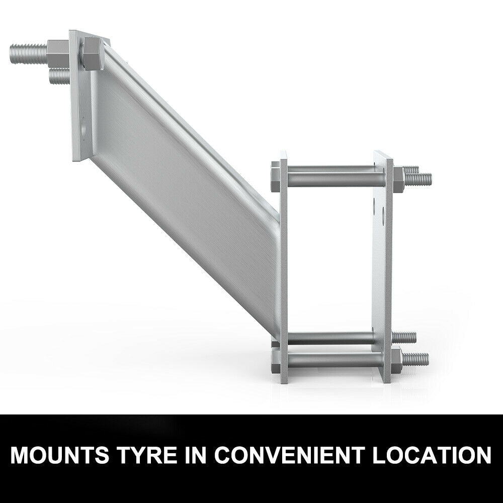Mobi Spare Wheel Carrier Bracket Tyre Holder Trailer Part Caravan Boat Universal - Sunyee