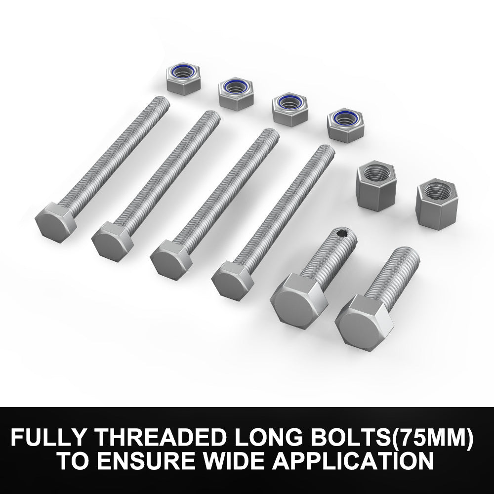 Mobi Spare Wheel Carrier Bracket Tyre Holder Trailer Caravan Boat & Pad Lock - Sunyee