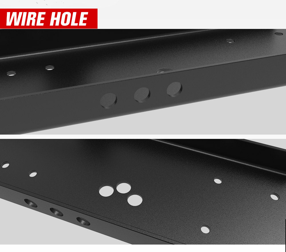 Universal Steel Winch Mount Plate for 9000lbs-14500lbs Winch - Sunyee