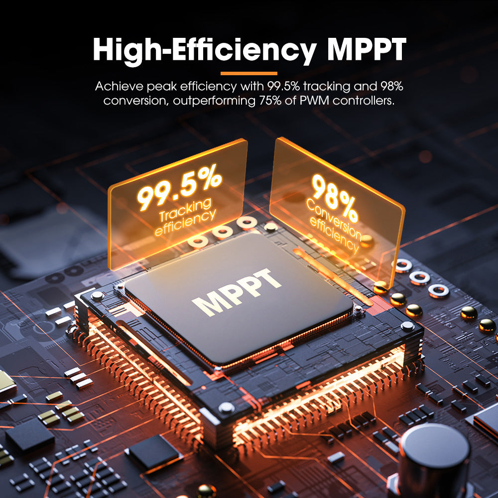 San Hima 20A MPPT Solar Charge Controller With Cable 12V/24V Regulator USB - Sunyee