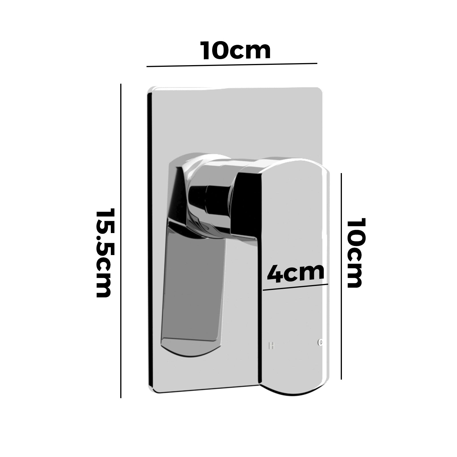 Chrome Wall Basin Shower Mixer Hot Cold Tap Sink Brass Bath Valve Watermark DIY - Sunyee