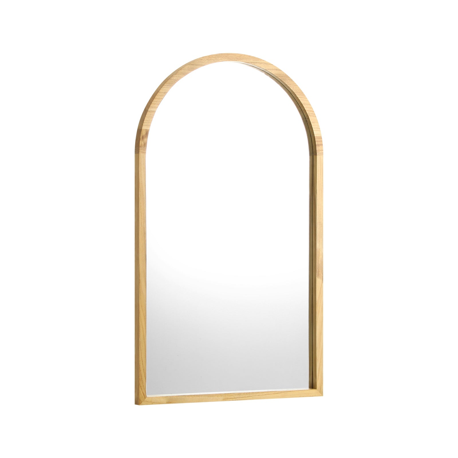 Oikiture Wall Mirrors 86x50cm Arched Makeup Mirror Bathroom Home Decor - Sunyee