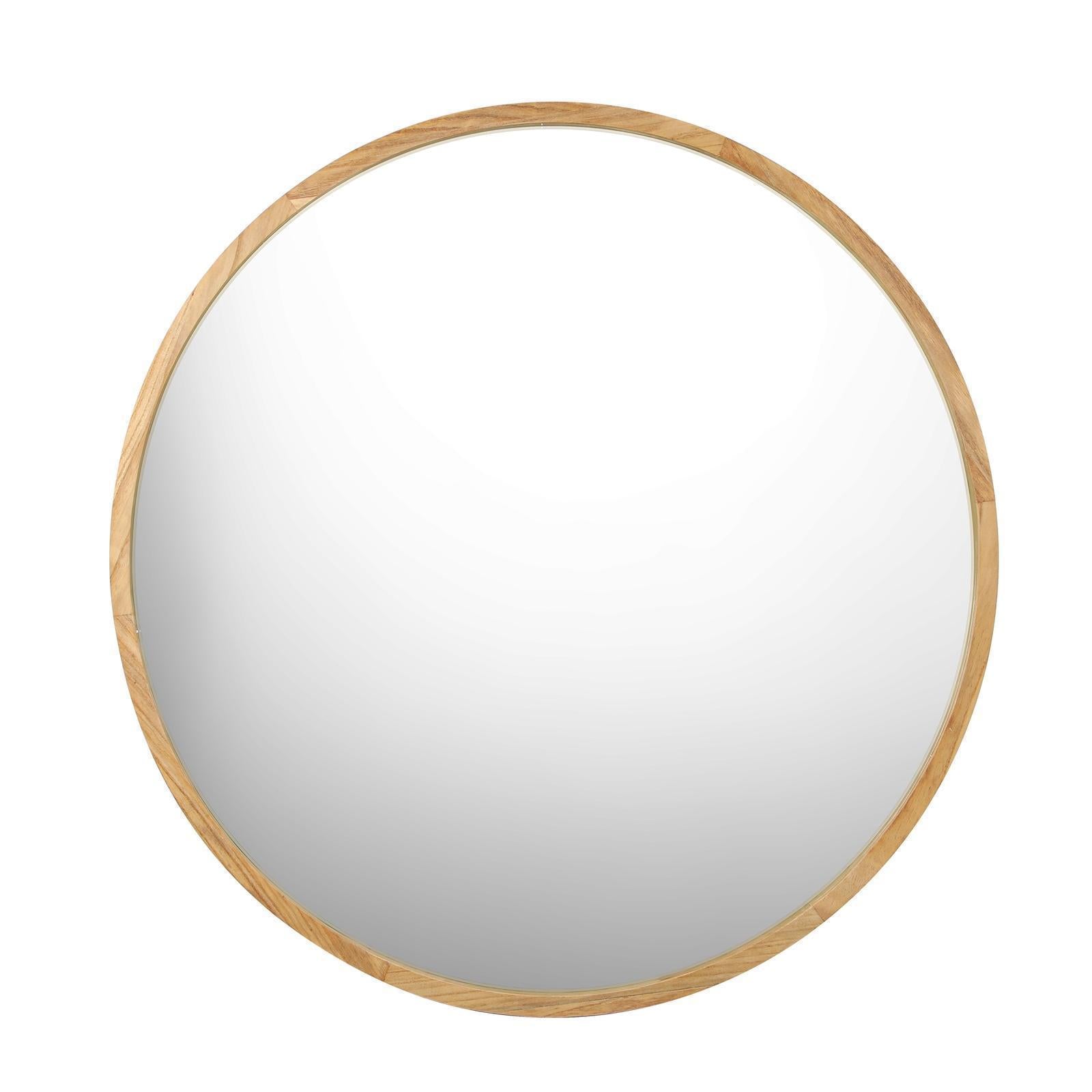 Oikiture Wall Mirrors Round Makeup Mirror Home Decor 50/60/70/80/90cm - Sunyee