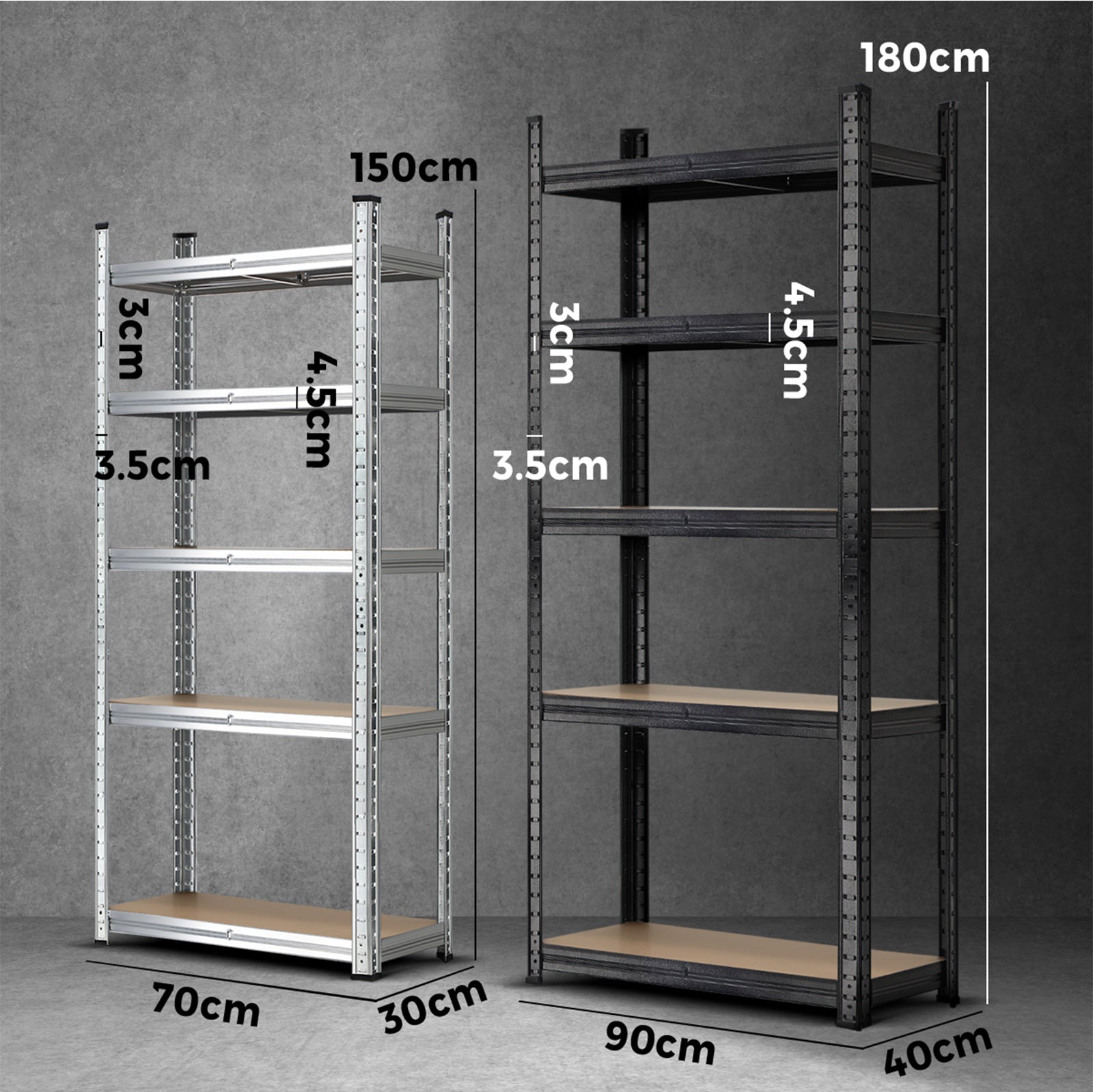 Sharptoo Shelving Garage Storage Warehouse Racking Industrial Shed Shelves Rack - Sunyee