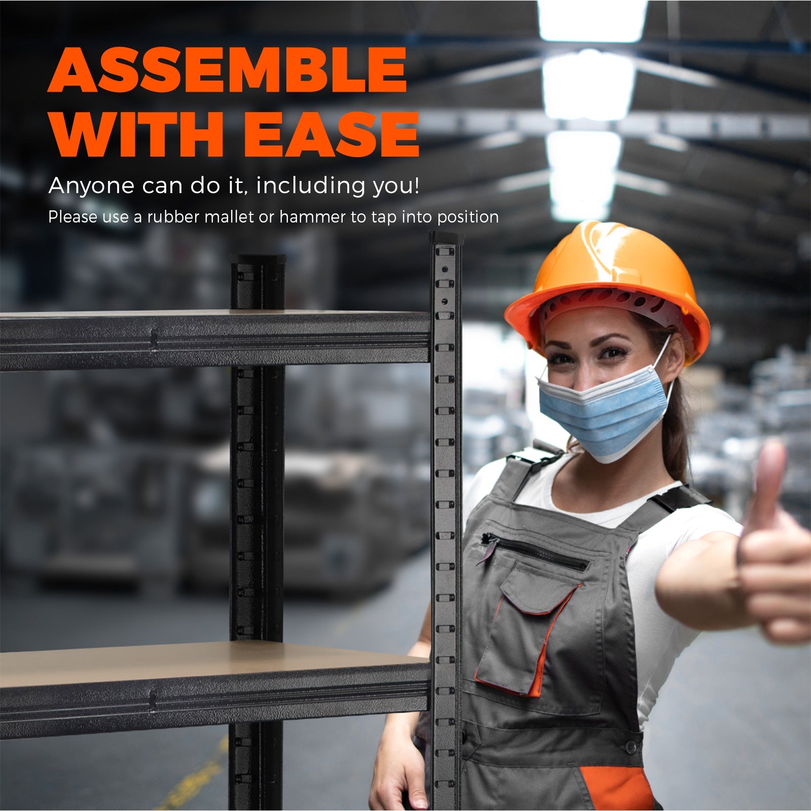 Warehouse Shelving Garage Shelves Storage Racks Steel Pallet Racking 1.5mx2 - Sunyee