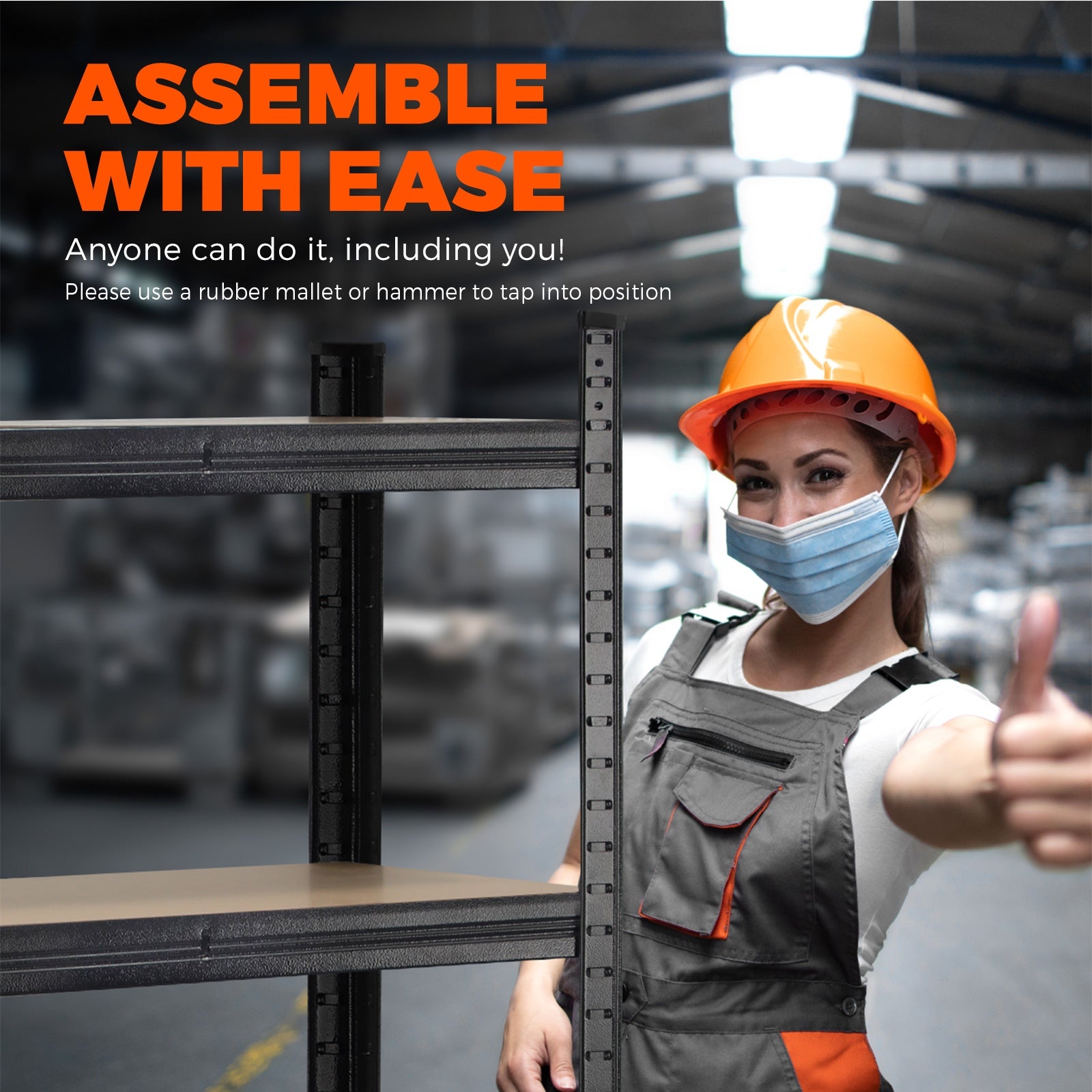 Warehouse Shelving Garage Shelves Storage Racks Steel Pallet Racking Shelf 1.5m - Sunyee