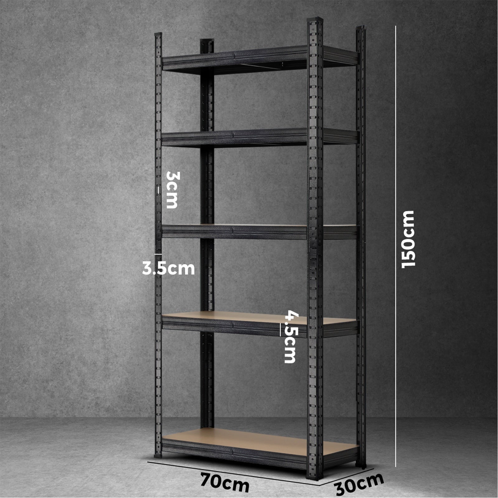 Warehouse Shelving Garage Shelves Storage Racks Steel Pallet Racking Shelf 1.5m - Sunyee