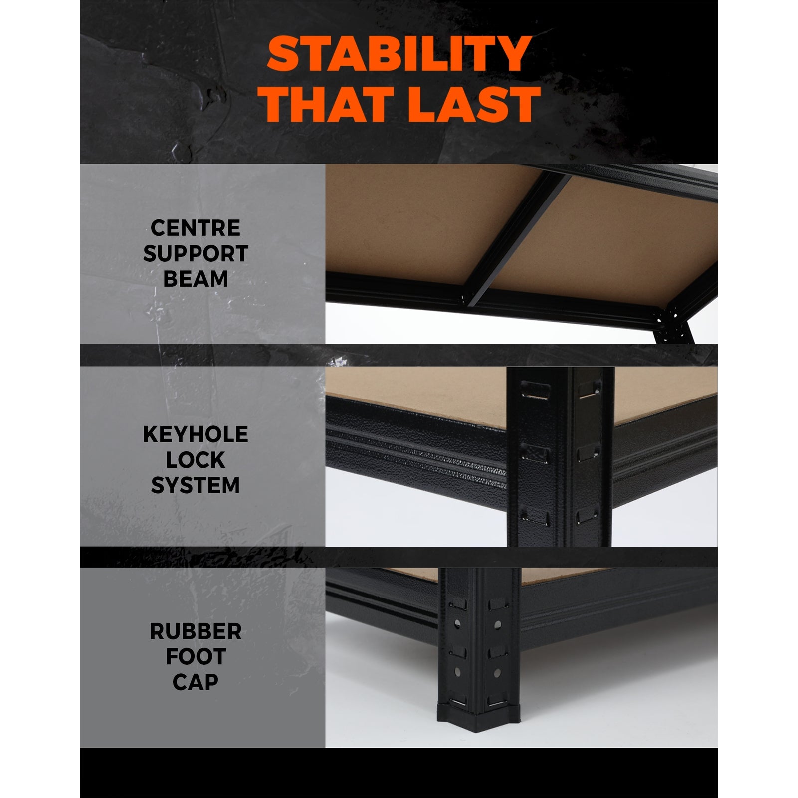 Sharptoo 3x1.5m Garage Shelving Shelves Warehouse Storage Rack Pallet Racking - Sunyee