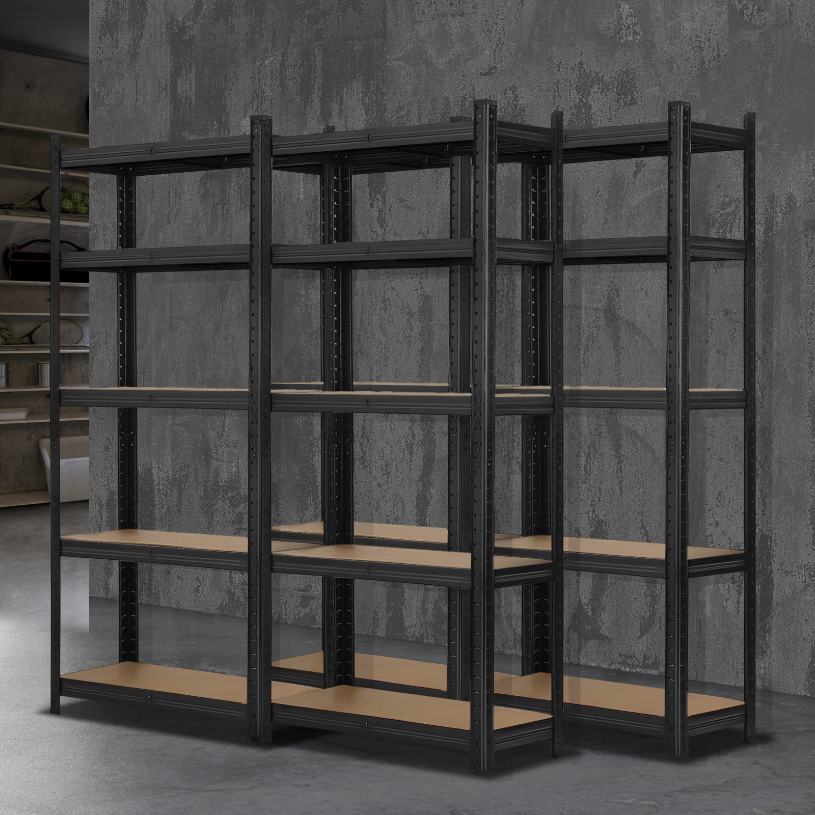 Sharptoo 4x1.5m Garage Shelving Shelves Warehouse Storage Rack Pallet Racking - Sunyee