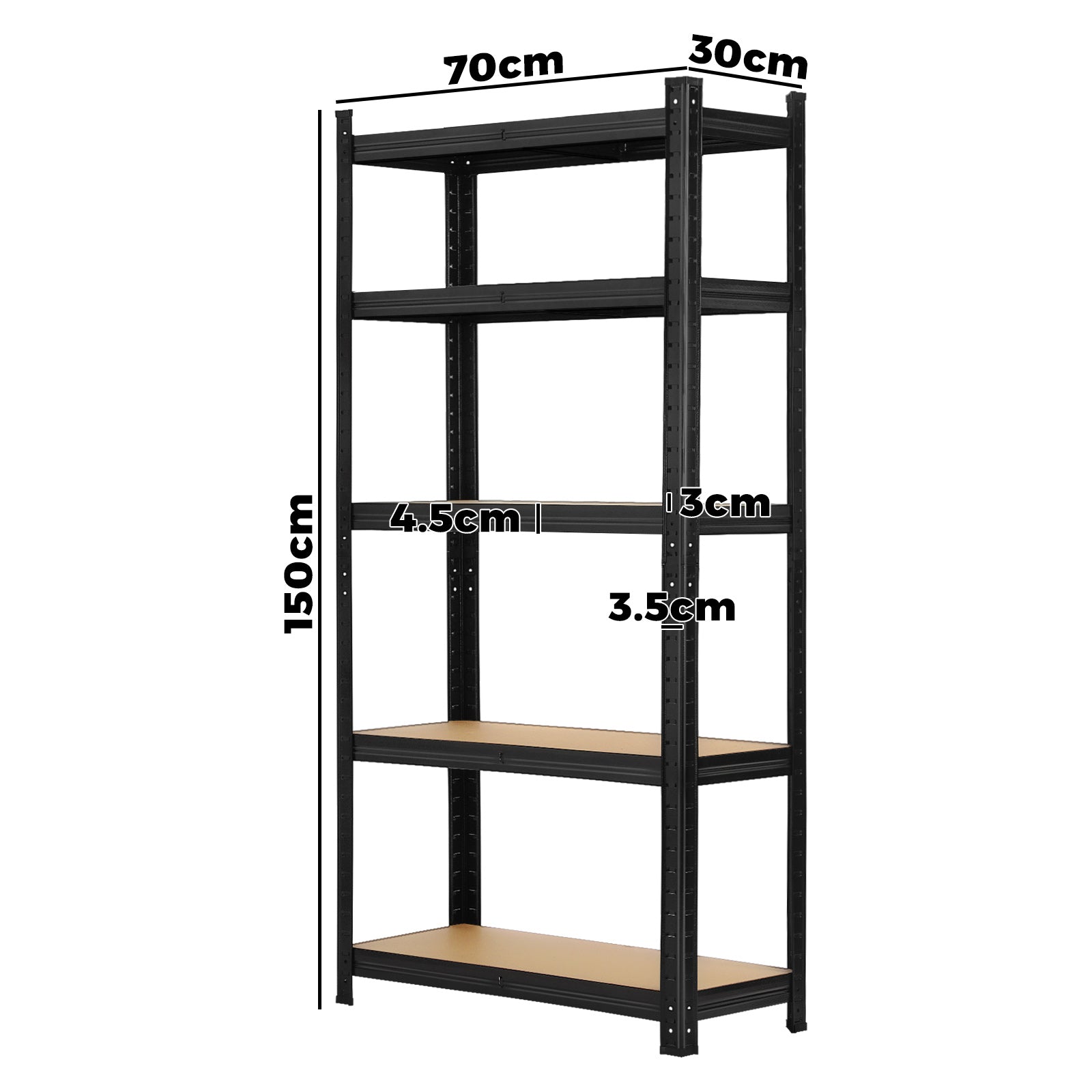 Sharptoo 4x1.5m Garage Shelving Shelves Warehouse Storage Rack Pallet Racking - Sunyee