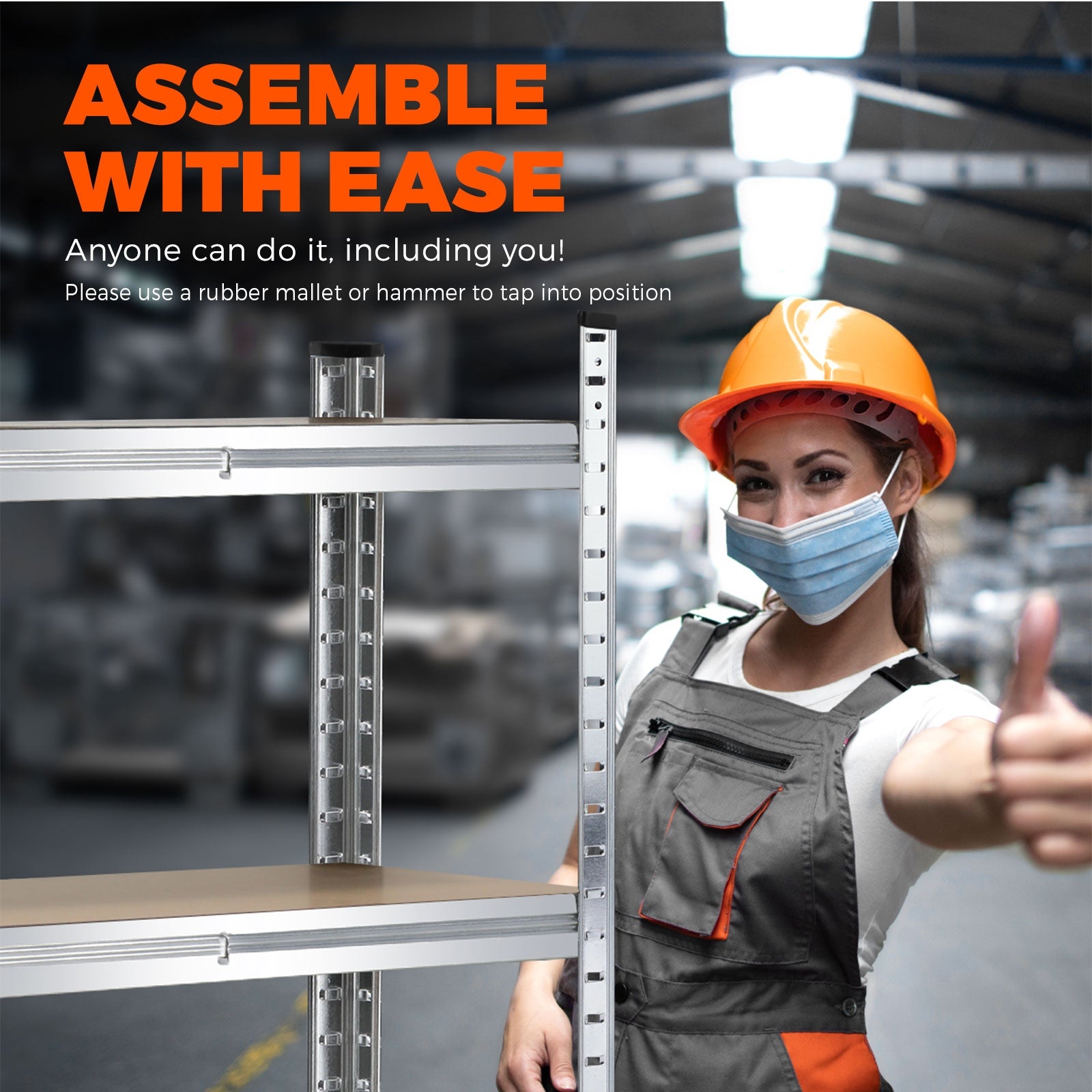 Sharptoo Warehouse Shelving Garage Shelves Storage Rack Steel Pallet Racking1.5m - Sunyee