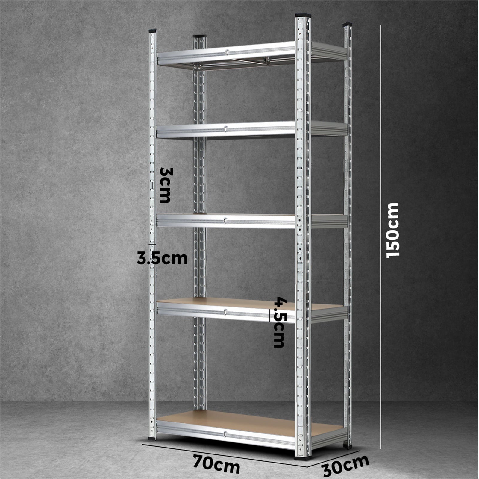 Sharptoo Warehouse Shelving Garage Shelves Storage Rack Steel Pallet Racking1.5m - Sunyee