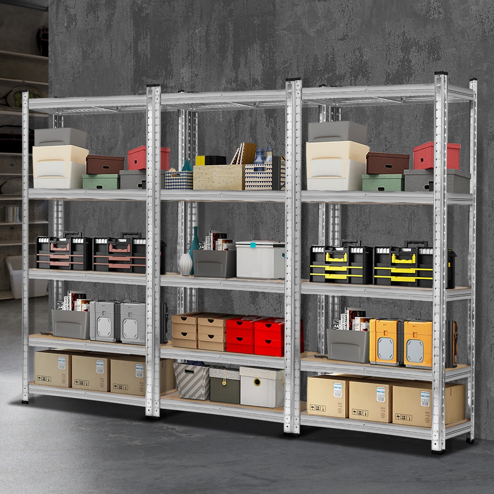 Sharptoo 3x1.5m Garage Shelving Shelves Warehouse Racking Storage Rack Pallet - Sunyee