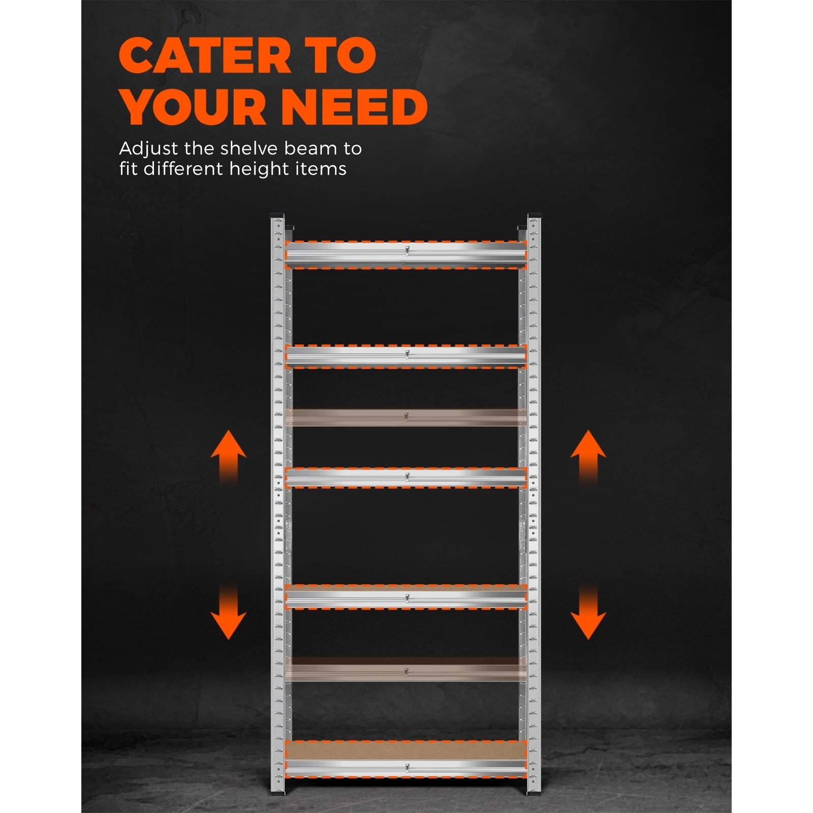 Sharptoo 4x1.5m Garage Shelving Shelves Warehouse Racking Storage Rack Pallet - Sunyee