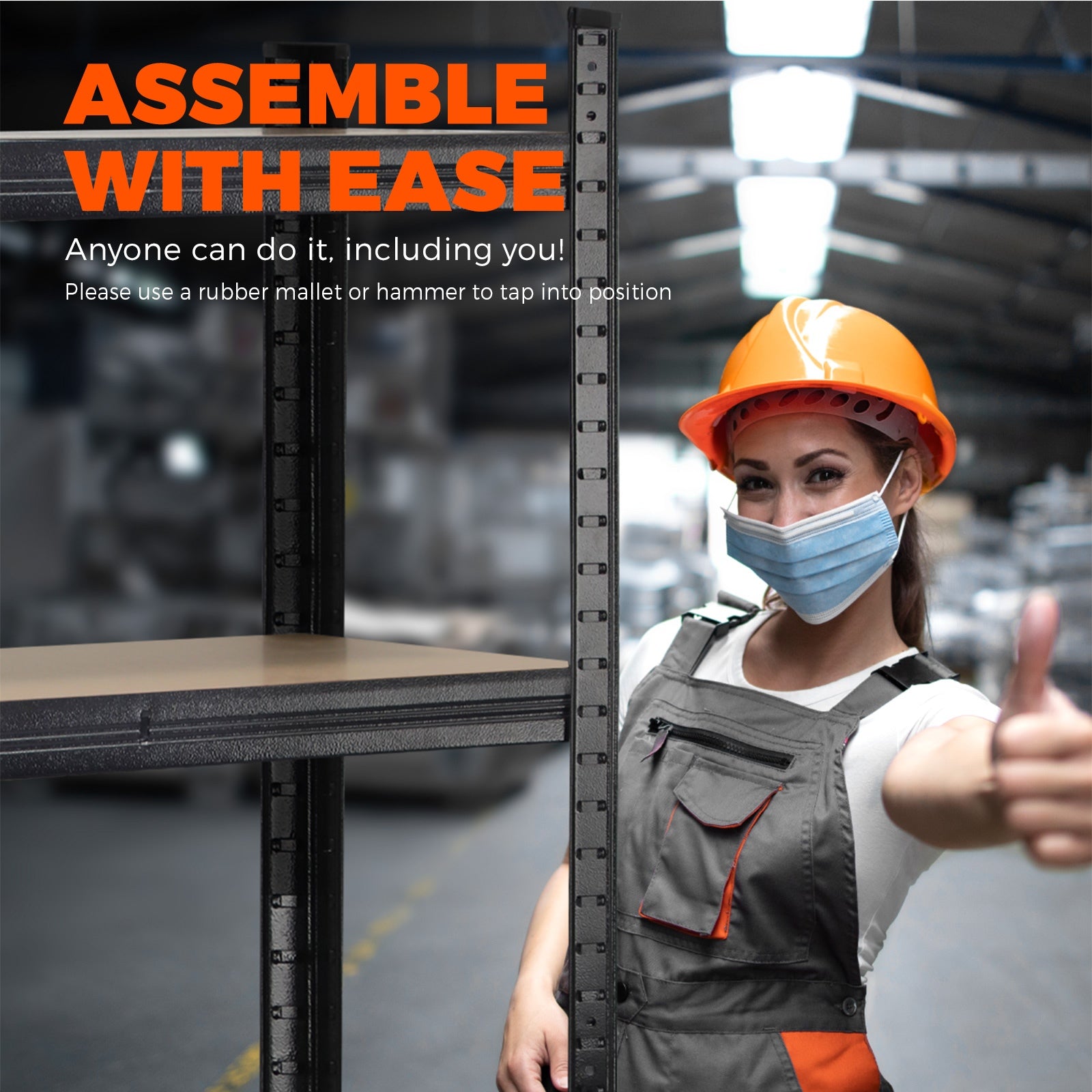 Sharptoo Warehouse Shelving Garage Shelves Storage Rack Steel Pallet Racking1.8m - Sunyee