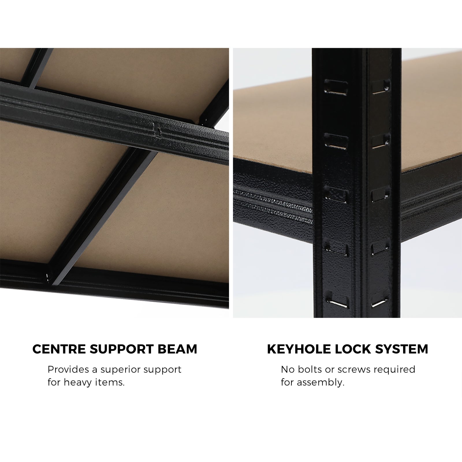 Sharptoo 2x1.8m Garage Shelving Shelves Warehouse Racking Storage Rack Pallet - Sunyee