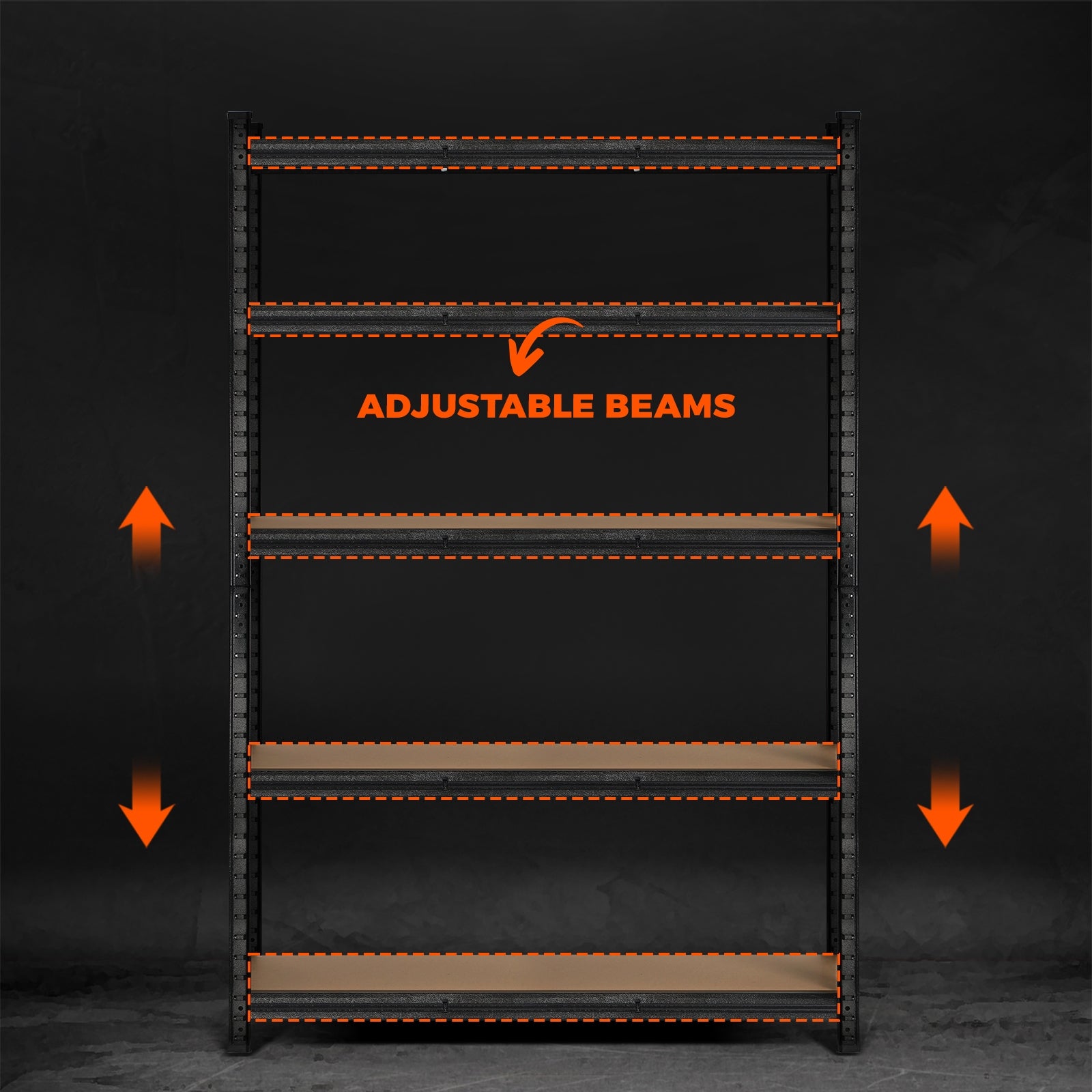 Sharptoo 2x1.8m Garage Shelving Shelves Warehouse Racking Storage Rack Pallet - Sunyee