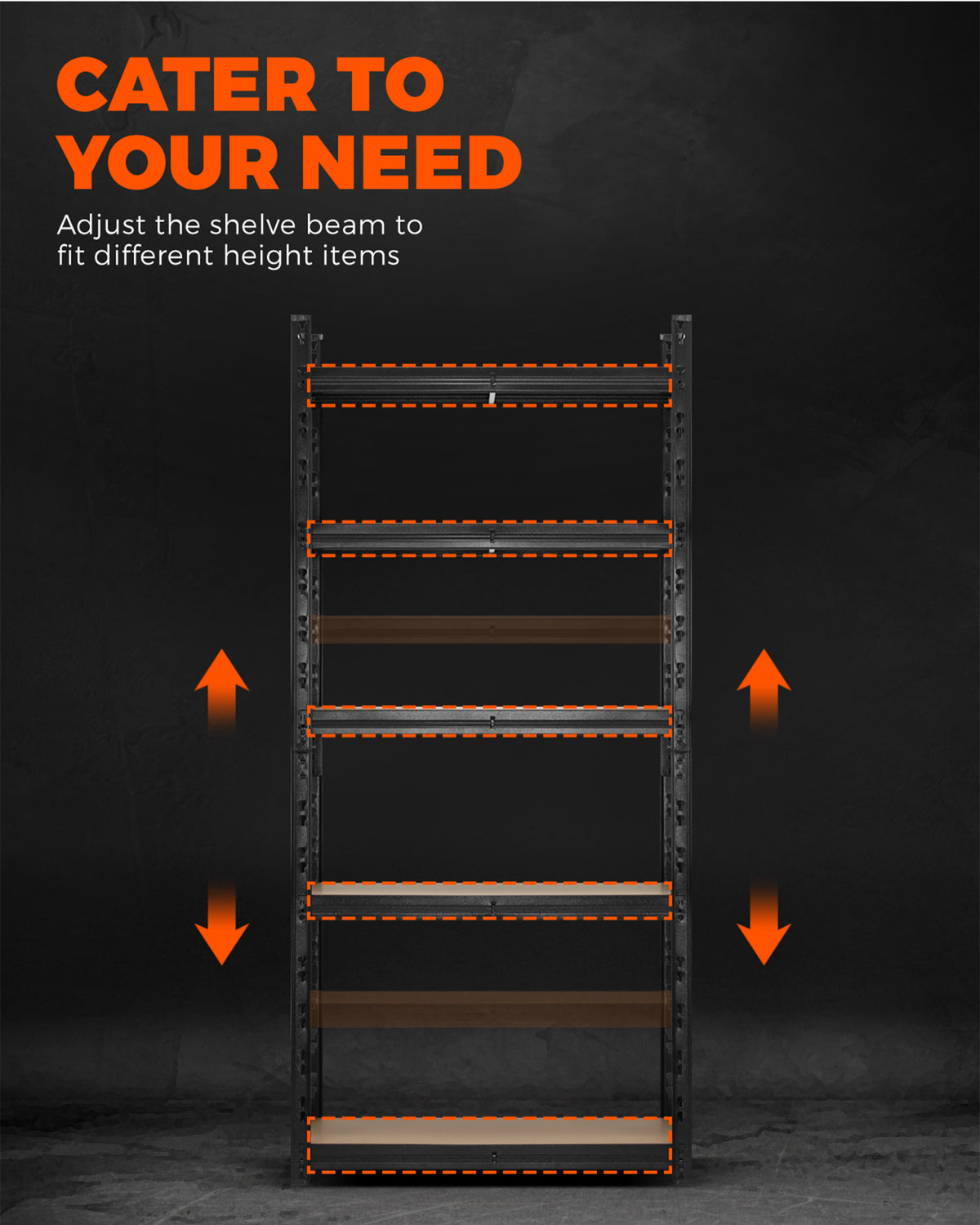 Sharptoo Shelving Garage Warehouse Storage Racking Industrial Shed Shelves Rack
