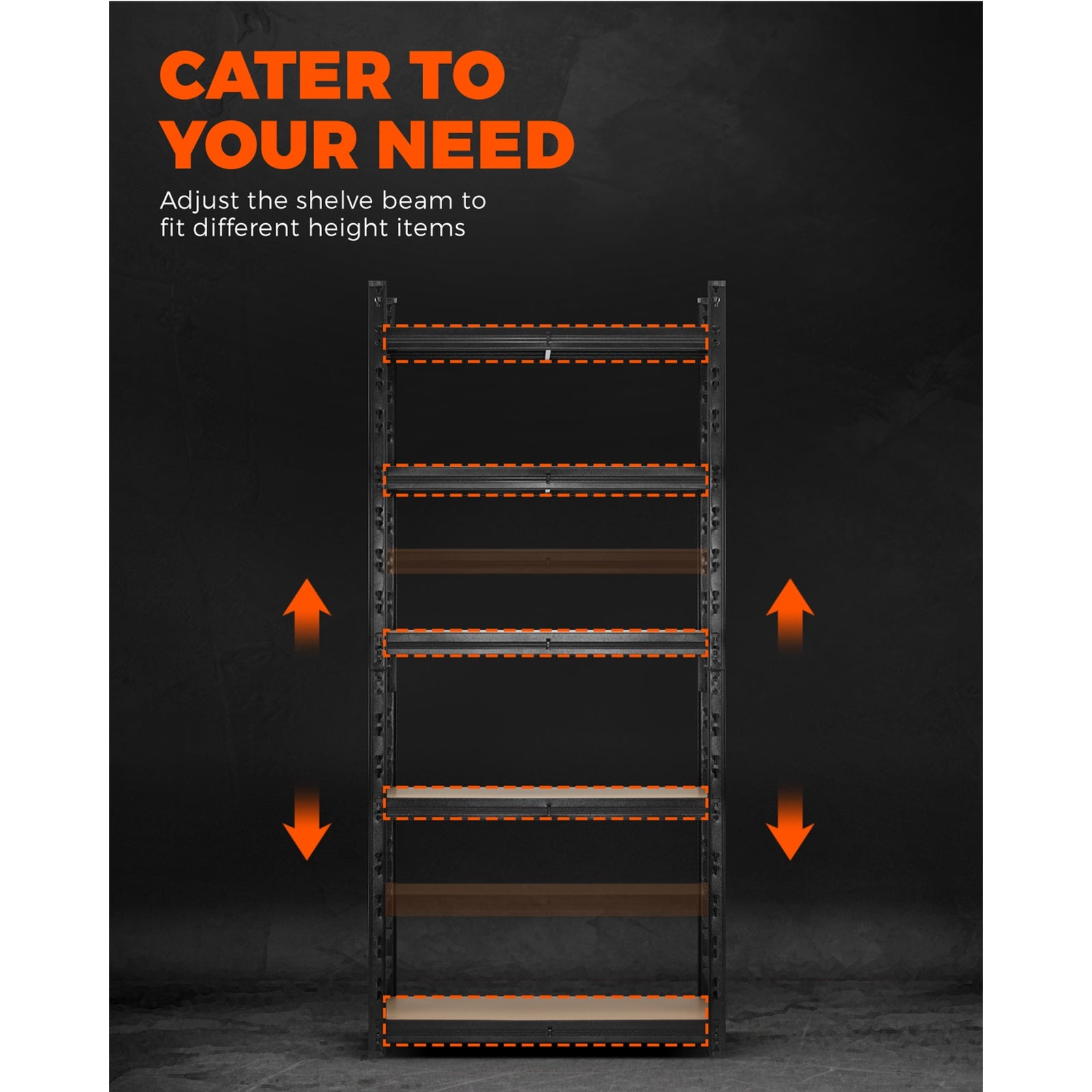 Sharptoo Warehouse Shelving Garage Shelves Storage Steel Rack Pallet Shelf1.5mx2 - Sunyee