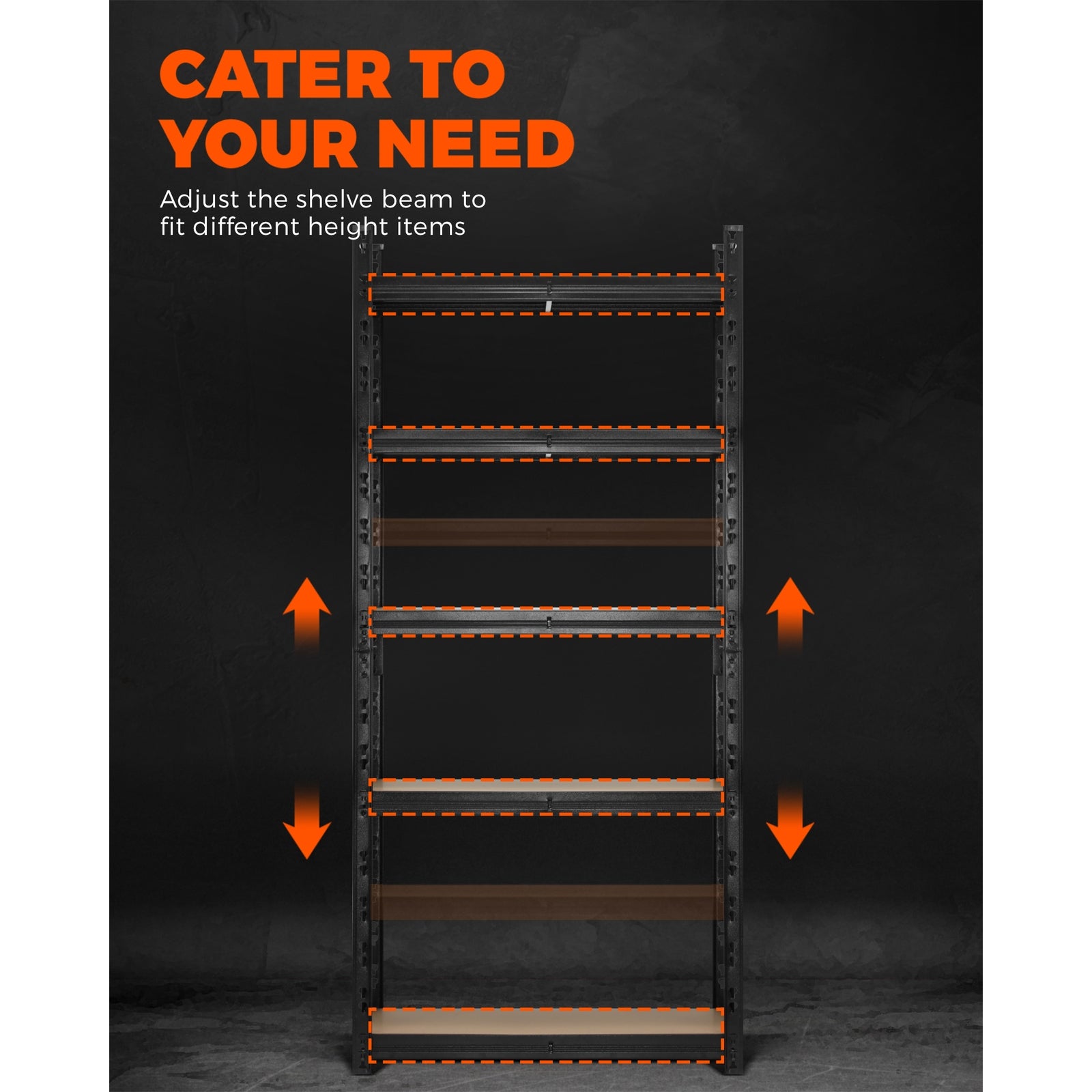 Sharptoo 2x1.8m Garage Shelving Shelves Warehouse Storage Rack Racking Pallet - Sunyee