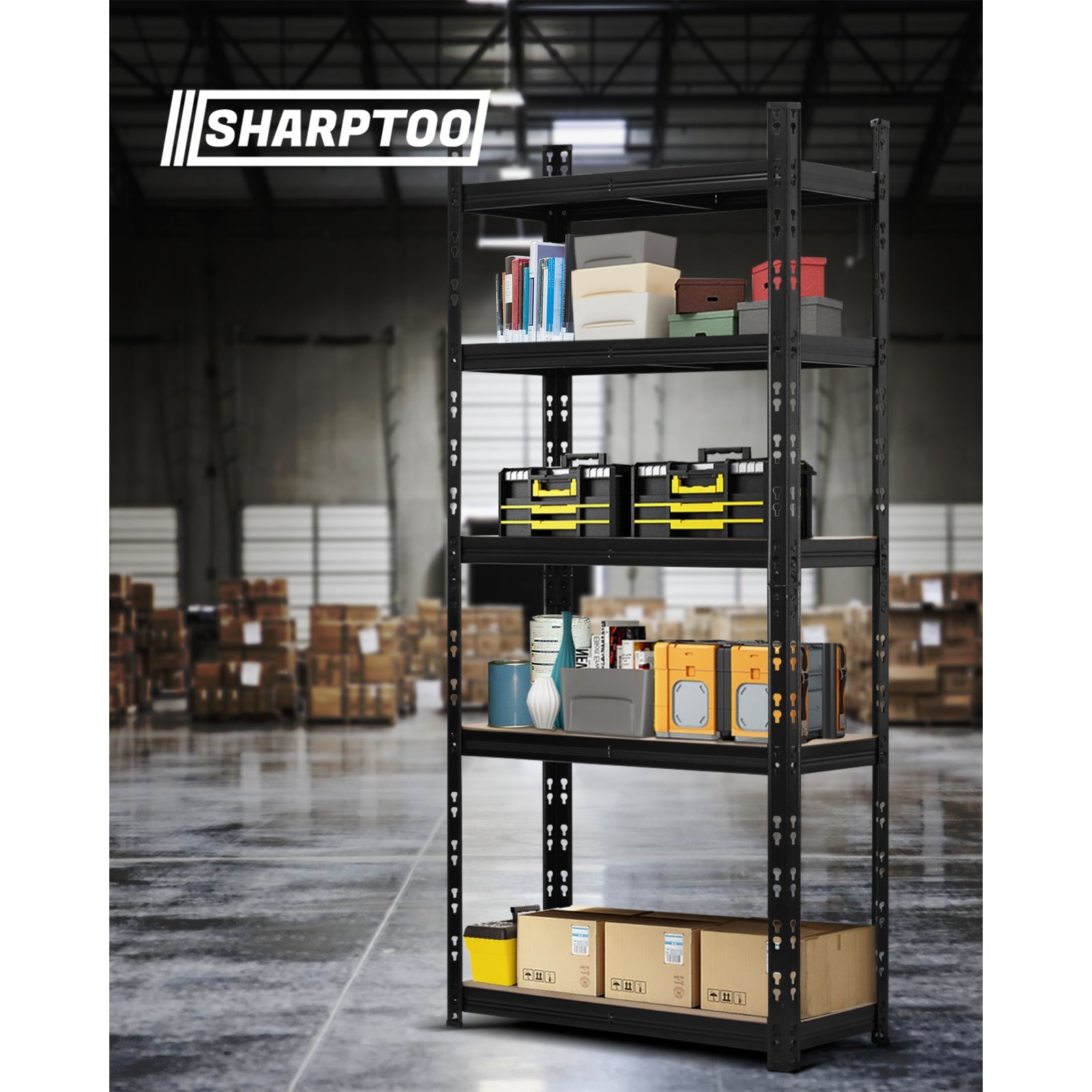 Sharptoo 2x1.8m Garage Shelving Shelves Warehouse Storage Rack Racking Pallet - Sunyee