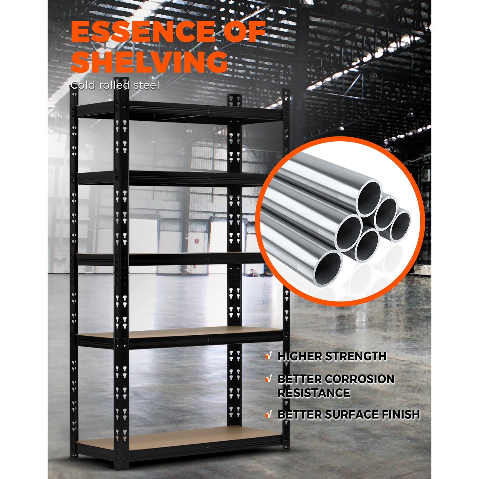 Sharptoo Warehouse Shelving Garage Shelves Storage Rack Pallet Racking 1.8*1.2m - Sunyee