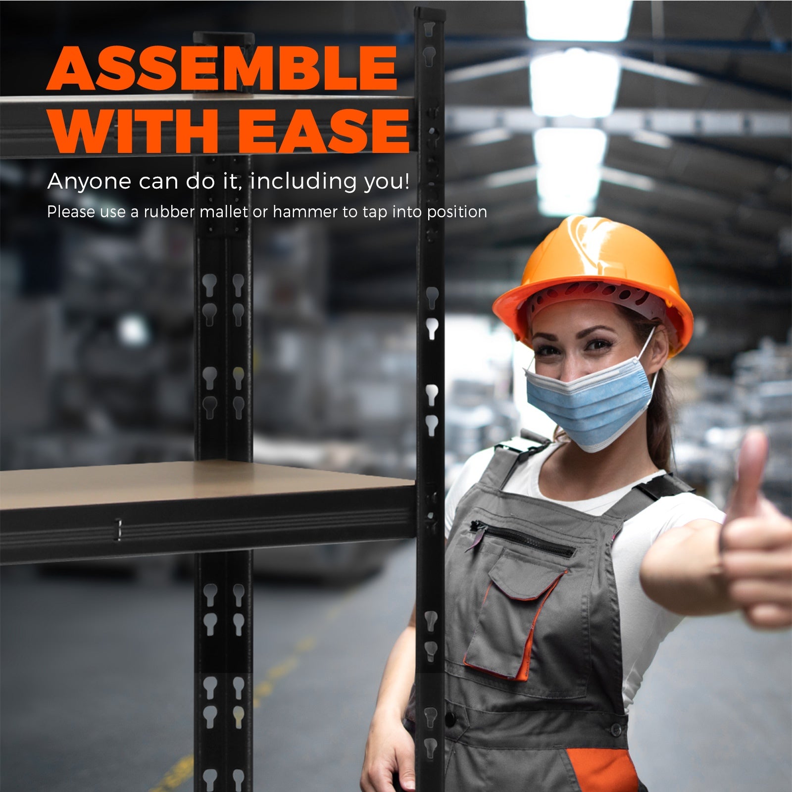 Sharptoo Warehouse Shelving Garage Shelves Storage Rack Pallet Racking 1.8*1.2m - Sunyee