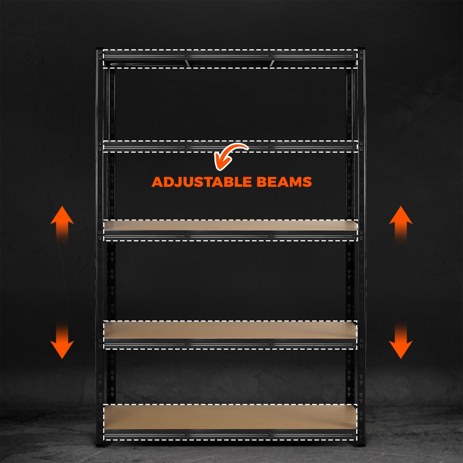 Sharptoo 2x1.8m Garage Shelving Shelves Warehouse Storage Racking Rack Pallet - Sunyee