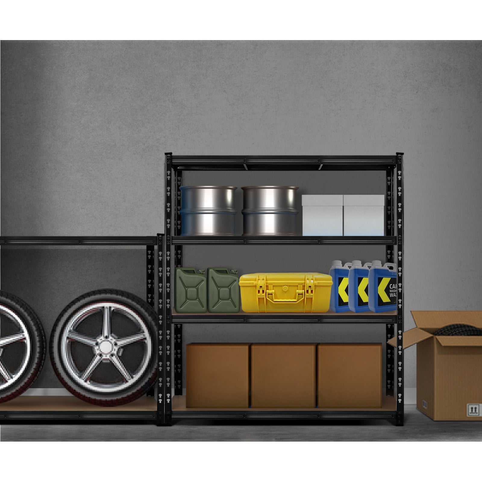 Sharptoo 2x1.8m Garage Shelving Shelves Warehouse Storage Racking Rack Pallet - Sunyee