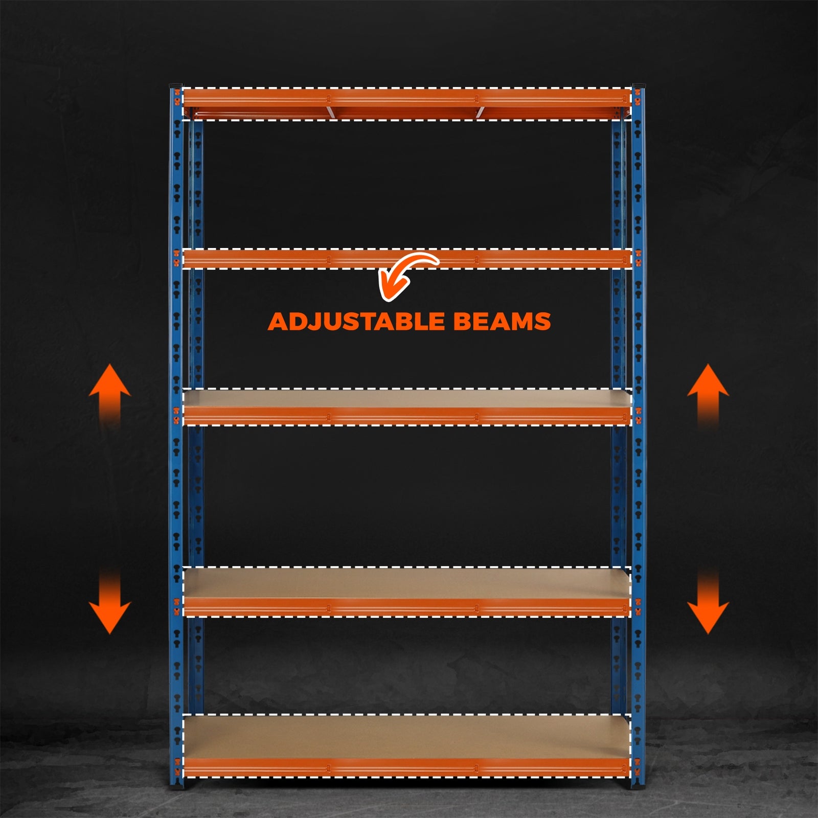 Sharptoo 2x1.8m Garage Shelving Shelves Warehouse Storage Pallet Racking Rack - Sunyee