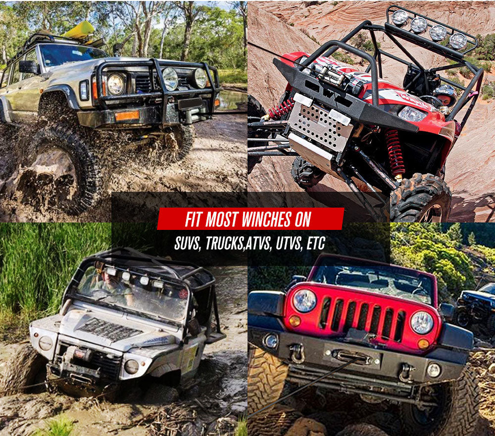 10MM x 30M Synthetic Winch Rope Dyneema SK75 Tow Recovery Cable Offroad 4WD