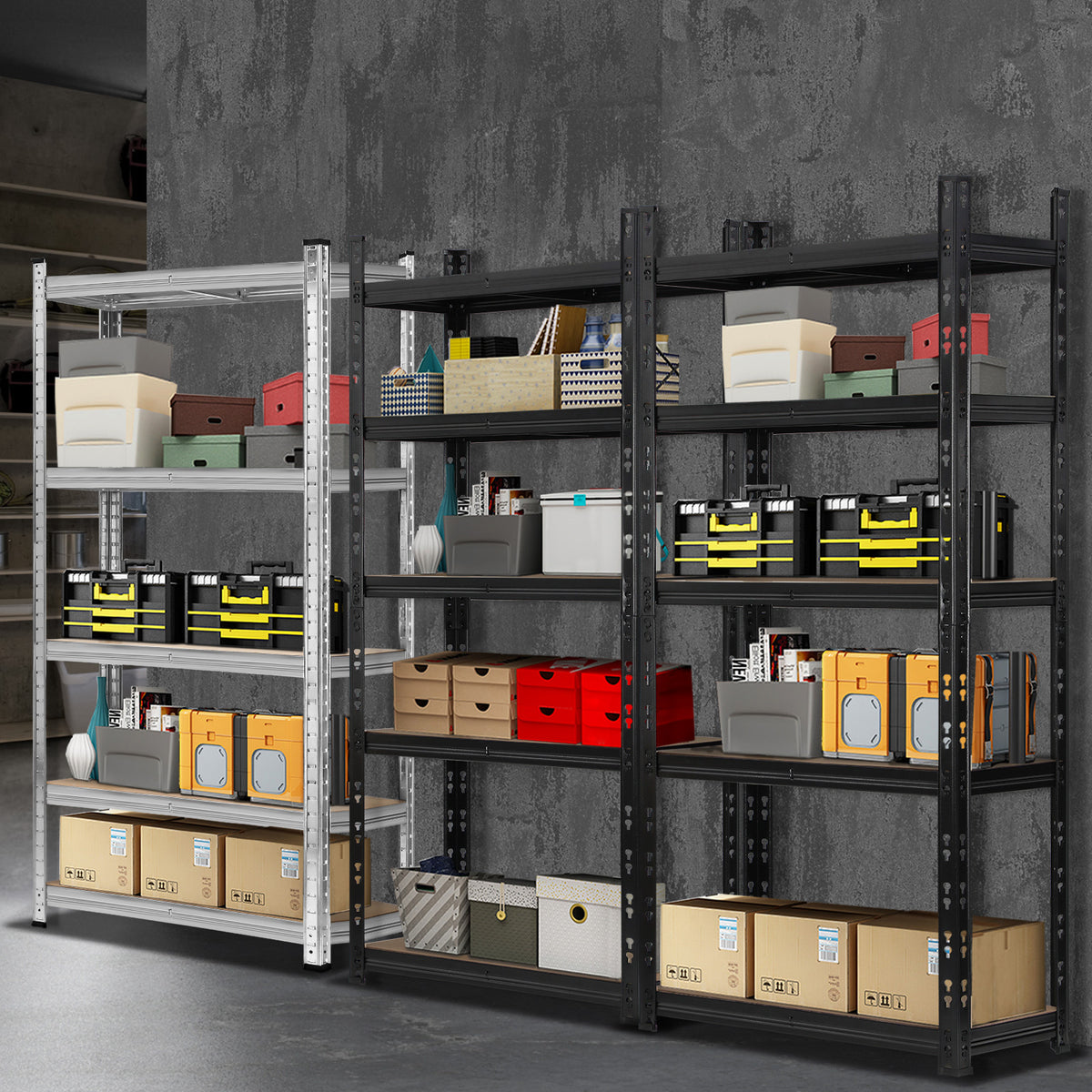 Sharptoo Shelving Warehouse Garage Storage Racking Industrial Shed Shelves Rack