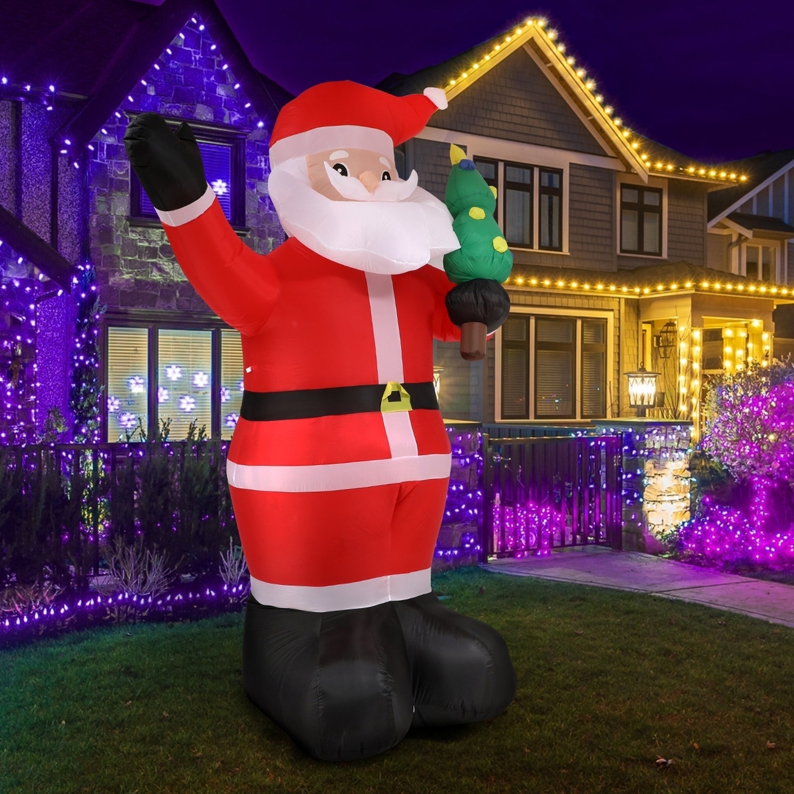 Tinseltown Christmas Inflatable Xmas LED Lights Outdoor Decoration - Sunyee