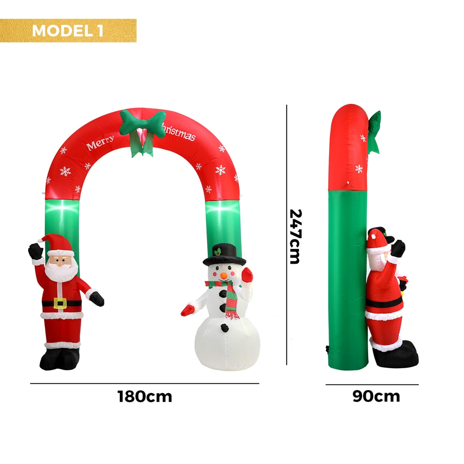 Tinseltown Christmas Inflatable Xmas LED Lights Outdoor Decoration - Sunyee